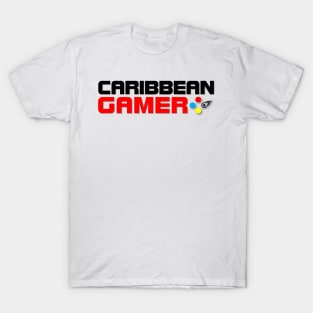 Caribbean Gamer Red and Black Official Logo T-Shirt